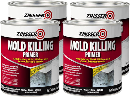qt Zinsser 276087 White Zinsser, Mold Killing Primer Water-Based Mold Killing Primer