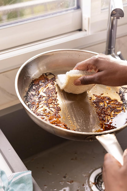 Full Circle Agave Leaf Scour Pads – Pack of 3 – Maximum Strength, Non-Scratch Dish Scrubber Made with Plant-Based & Recycled Materials, Safe for Nonstick