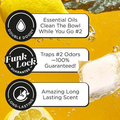 Poo~Pourri Original Citrus Before-You-Go 2-in-1 Toilet Potty Pods 20ct - Bathroom Odor Remover & Toilet Cleaner - Plant Based Ingredients & Essential Oils - with Lemon, Bergamot, & Lemongrass Scent