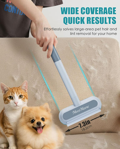 Pet Hair Removal Brush for Couch, Durable, Reusable, Washable Lint Cleaner for Dog and Cat Hair, Gentle on Furniture, Effective on Carpets, Clothing, Bedding-Basic