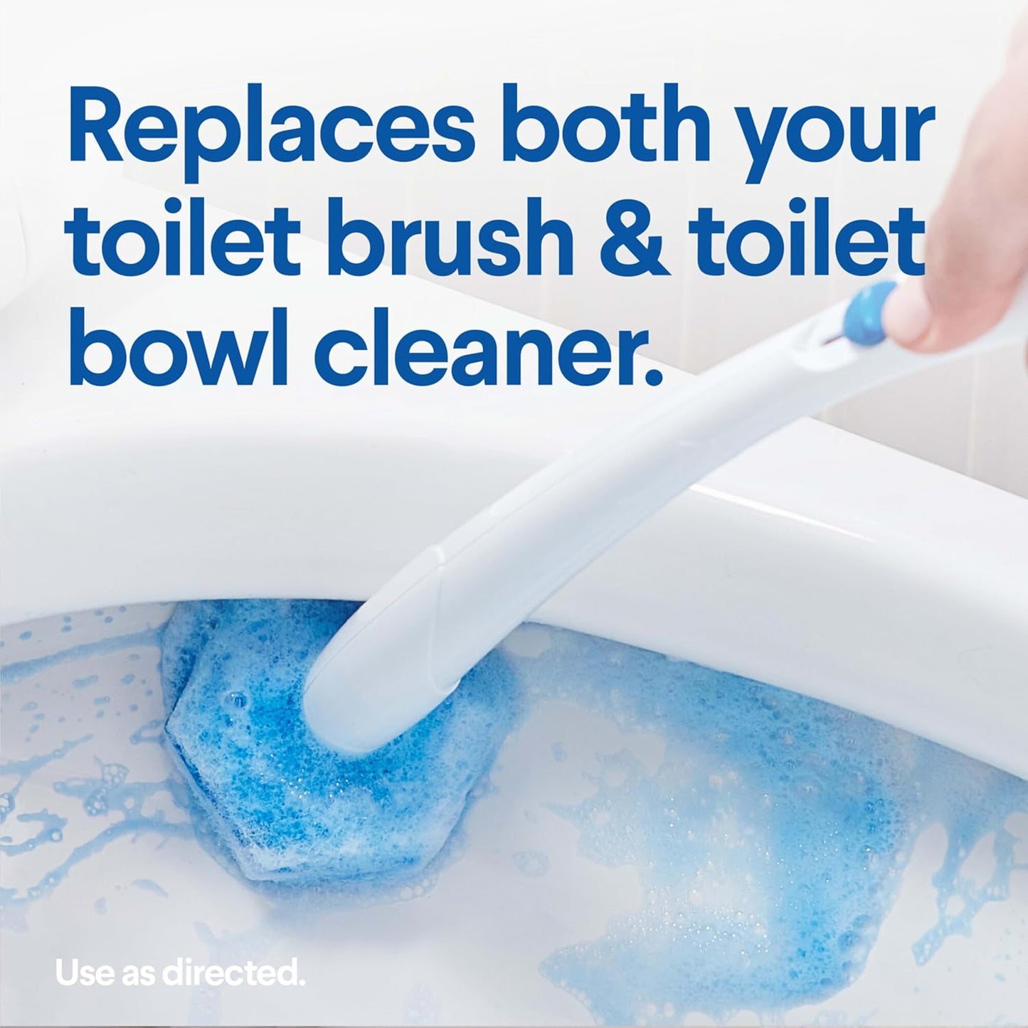 Clorox ToiletWand Disposable Toilet Cleaning System, Spring Cleaning Essential, ToiletWand, Storage Caddy, and 16 Disinfecting ToiletWand Scrubbing Pad Refills