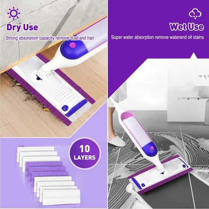 Power Mop Pads Refills for Swiffer PowerMop Multi-Surface Mopping Pad Disposable Replacement Mop Pads Compatible with Swiffer PowerMop,Safe on All Finished Floors,18 Count