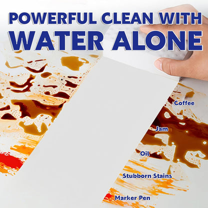Glass Cooktop Cleaner Sponge, 10 Pack GRS Certified Stove Top Cleaner 2X Density Magic Melamine Sponge Eraser, Extra Durable & Long Lasting, for Kitchen Glass Marble Ceramics Top Daily Cleaning