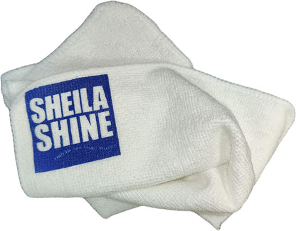 2 x 10oz Sheila Shine Stainless Steel Cleaner and Polish w/ Microfiber Cloth - Cleans, Polishes & Protects Kitchen Appliances, Refrigerators, Sinks, Ovens & Grills - Stainless Cleaner for Appliances