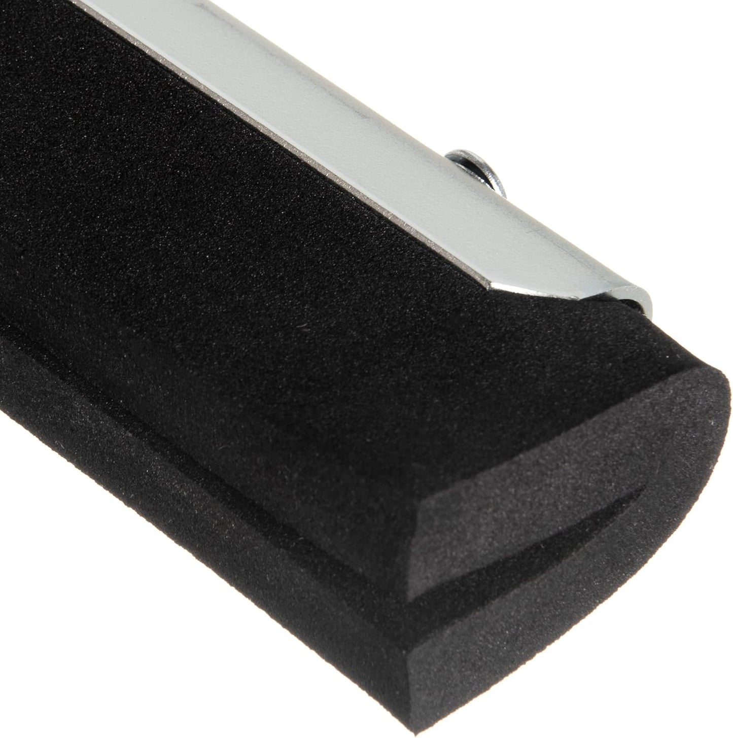 SPARTA Flo-Pac Double Foam Floor Rubber Squeegee Window Squeegee with Heavy Duty Steel Frame for Floor, Bathroom, Kitchen, Concrete, Tile, Garage, Commercial Use, 22 Inches, Black