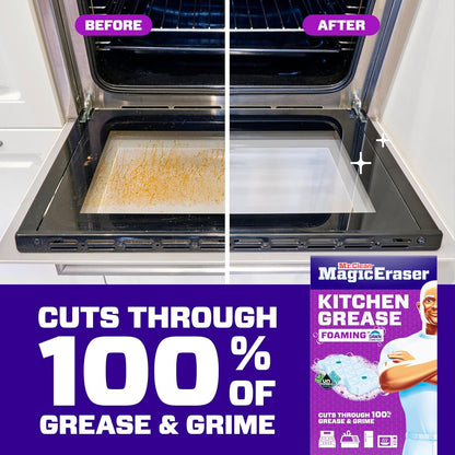 Mr. Clean Magic Eraser Sponge, All Purpose Cleaner, Cleaning Scrubber, Kitchen, Bathroom, Shower, Oven, Cleaning Supplies, Variety Pack with 1 Ultra Thick, 2 Ultra Foamy, & 3 Extra Durable, 6ct