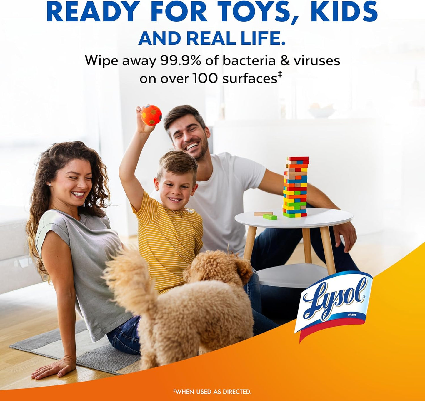Lysol Disinfecting Wipes Bundle, Home Apartment Dorm Room Essentials and Cleaning Supplies, All Purpose Cleaner, Multi-surface Cleaning & Sanitizing Wipes, Lavender & Mango Scents, 80 Count (4pk)