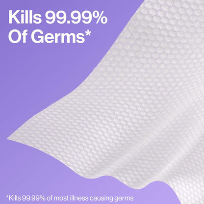 The Honest Company Fragrance-Free Sanitizing Alcohol Wipes, Antibacterial with Aloe, Kills 99% of Germs, 150 Count