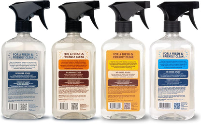 Aunt Fannie's All Purpose Wood Spray Cleaner, No-Wax Formula, Perfect for Wood Tables, Walls, Counters & Shelves, 16.9 Ounces, Lemon Scent (Pack of 1)