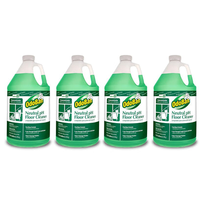 OdoBan Professional Series Neutral pH No Rinse Floor Cleaner Concentrate, 1 Gallon