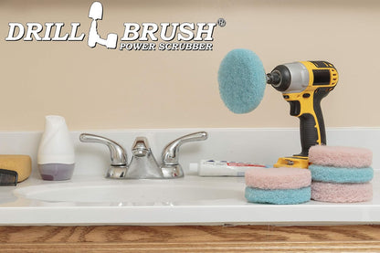 Bathroom - Cleaning Supplies - Drill Brush Power Scrubber Pads - Shower Cleaner - Bathtub - Bath Mat - Bathroom Sink - Tile Cleaner - Baseboard Cleaner - Vinyl Flooring - Hard Water Stain Remover