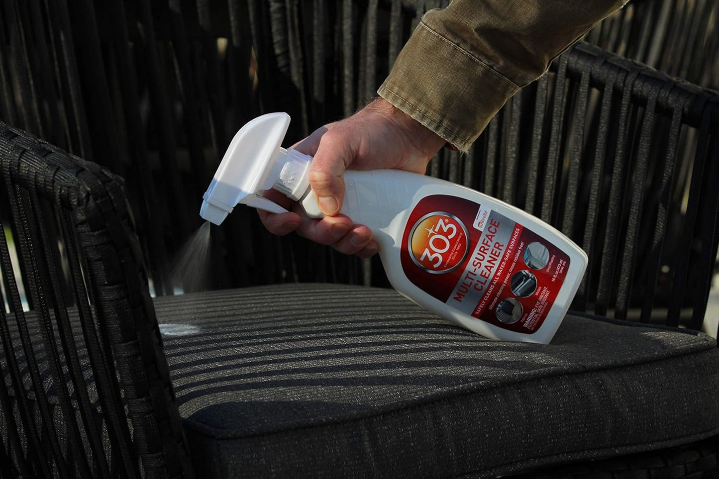 303 Multi-Surface Cleaner - Safely Cleans All Water Safe Surfaces - Ultimate Cleaning Power - Rinses Residue Free - Recommended By Sunbrella, 16 fl. oz. (30445CSR) Packaging May Vary