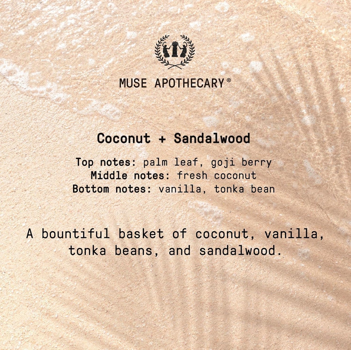 Muse Apothecary Flush Ritual - Aromatic & Refreshing Toilet Spray, Use Before You Go, 4 oz, Infused with Natural Essential Oils - Coconut + Sandalwood