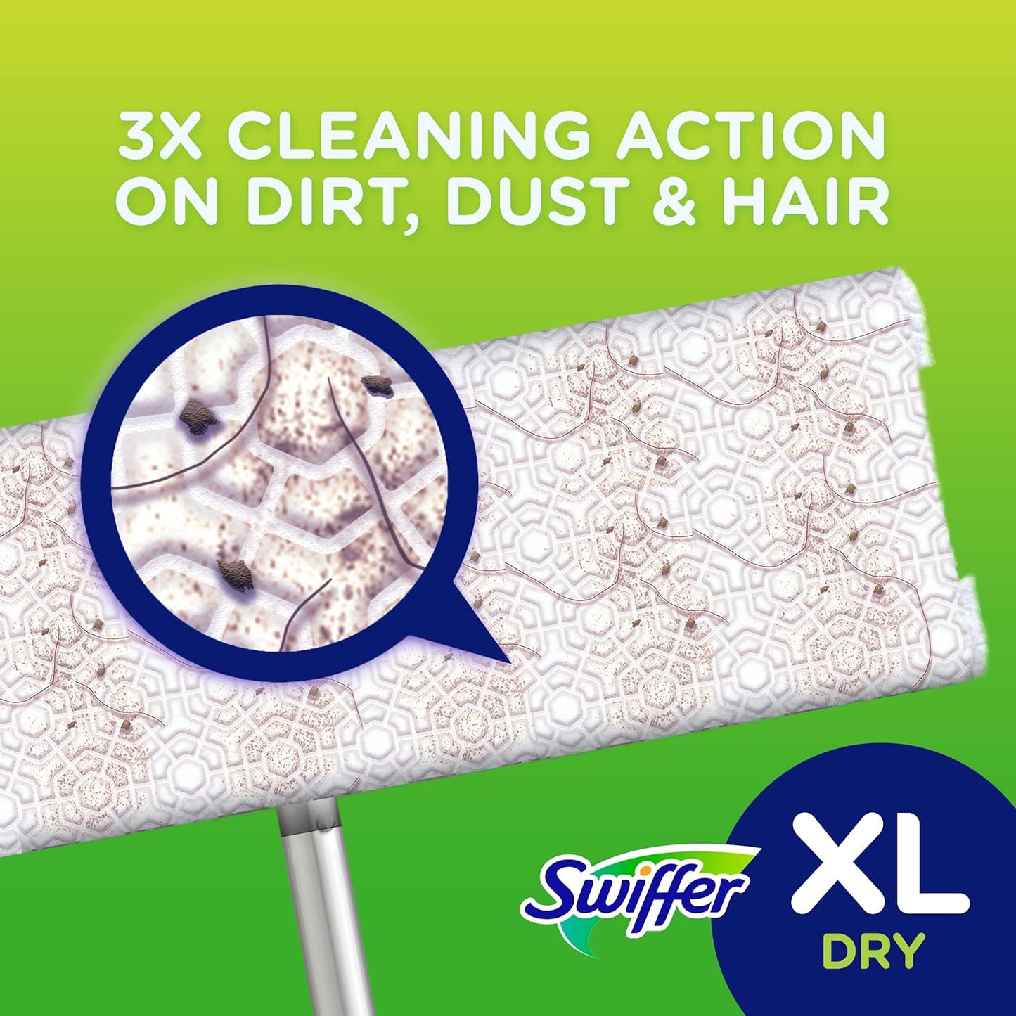 Swiffer Sweeper X-Large Disposable Sweeping Cloths, White, 16-Count Boxes (Pack of 3)