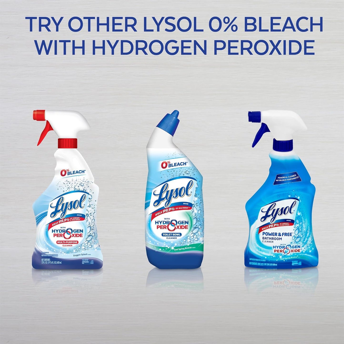 Lysol Toilet Bowl Cleaner Gel, for Cleaning and Disinfecting, Bleach Free, Ocean Fresh Scent, 24oz