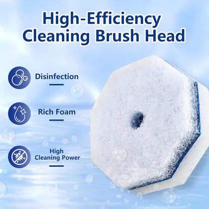 80 Toilet Wand Refills for Clorox Toilet Wand, Disposable Toilet Brush Head with Rich Foaming, Extra Thick Triple-layer Refills, Strong Cleaning & Scrubbing Power, Won't Fall Off or Fall Apart