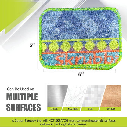 Wet-it! Skrubba 3-Pack Reusable Dish Scrubbers – Non-Scratch Scouring Pads for Kitchen & Household – Eco-Friendly, Dishwasher Safe Scrub Sponges for Dishes, Pots & Pans (Vogue)