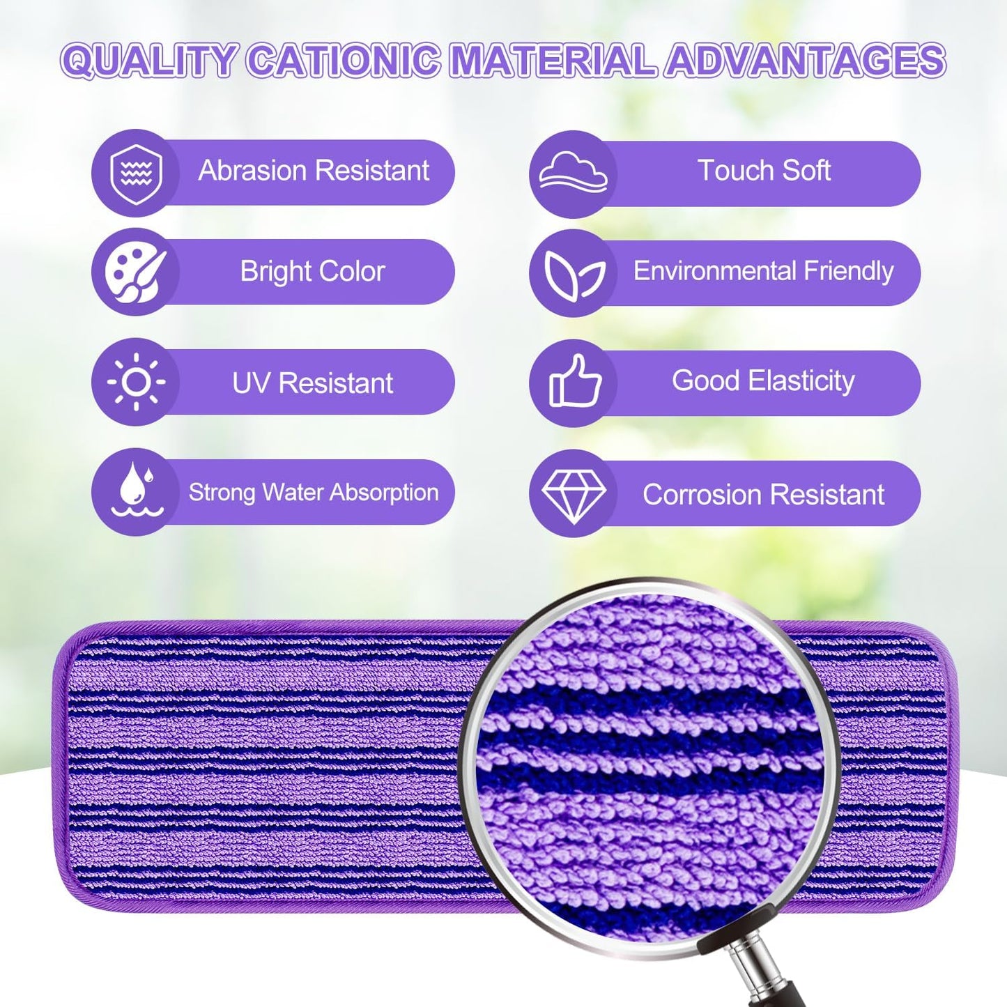 30 Pack Valuable Disposable Mopping Pad Refills Compatible with Swiffer PowerMop, Power Mop Refill Pads Replacements for Swiffer Power Mop Spray Mop Dry&Wet Pads Refills for Multi-Surface Floor Clean