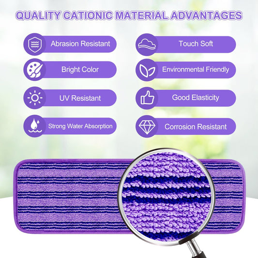 30 Pack Valuable Disposable Mopping Pad Refills Compatible with Swiffer PowerMop, Power Mop Refill Pads Replacements for Swiffer Power Mop Spray Mop Dry&Wet Pads Refills for Multi-Surface Floor Clean