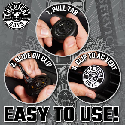 Chemical Guys Black Frost Air Premium Car Air Freshener Spray & Odor Eliminator - Crisp Masculine Scent Spray for Trucks, SUVs, RVs, and Motorcycles - Use in Home, Office, or Garage, 16 oz Bottle