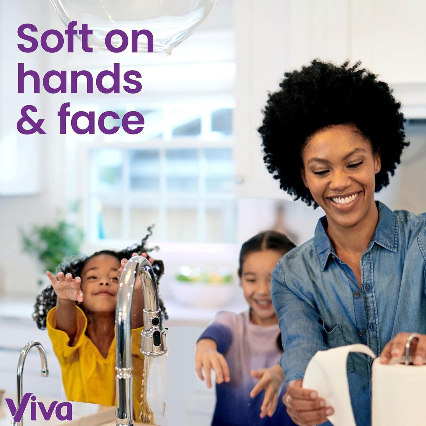 Viva Multi-Surface Cloth Paper Towels, Choose-A-Sheet Size, 12 Triple Rolls, 165 Sheets per Roll (Packaging May Vary)