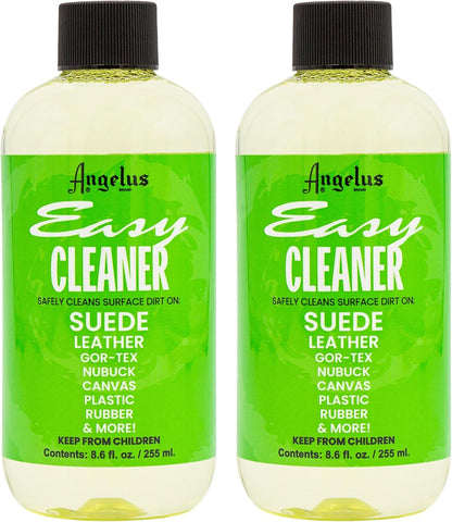 Angelus Easy Cleaner, Premium Shoe Cleaner, Safe For Sneakers, Leather, Suede, Canvas, and More – Removes Dirt and Stains | Made In USA - 8.6 fl oz