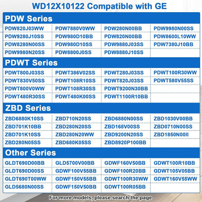 WD12X10122 Dishwasher Rinse Aid Dispenser Cap Compatible with GE Dishwasher, Replaces WD12X10102 WD12X10200 PS958932 EAP958919 1PCS