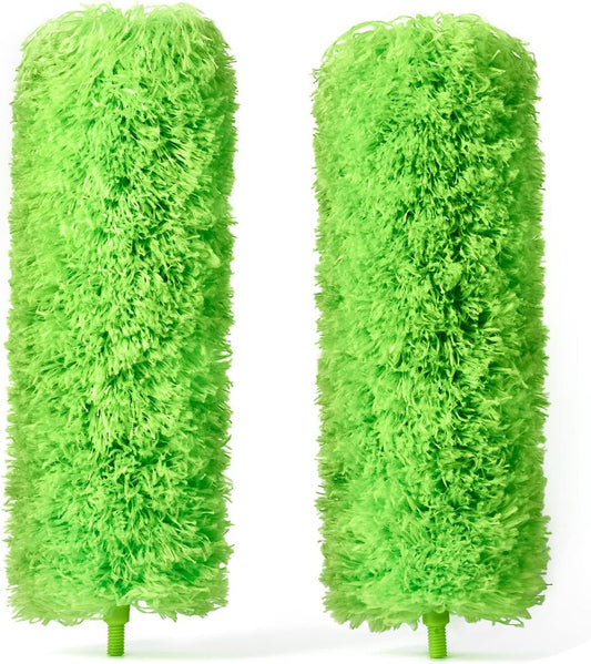 Extendable Feather Duster, Microfiber Duster, Ceiling Fan Duster, Feather Dusters for Cleaning, Dust Cleaner, Cobweb Duster - Electrostatic Bendable Head - up to 55 Inch