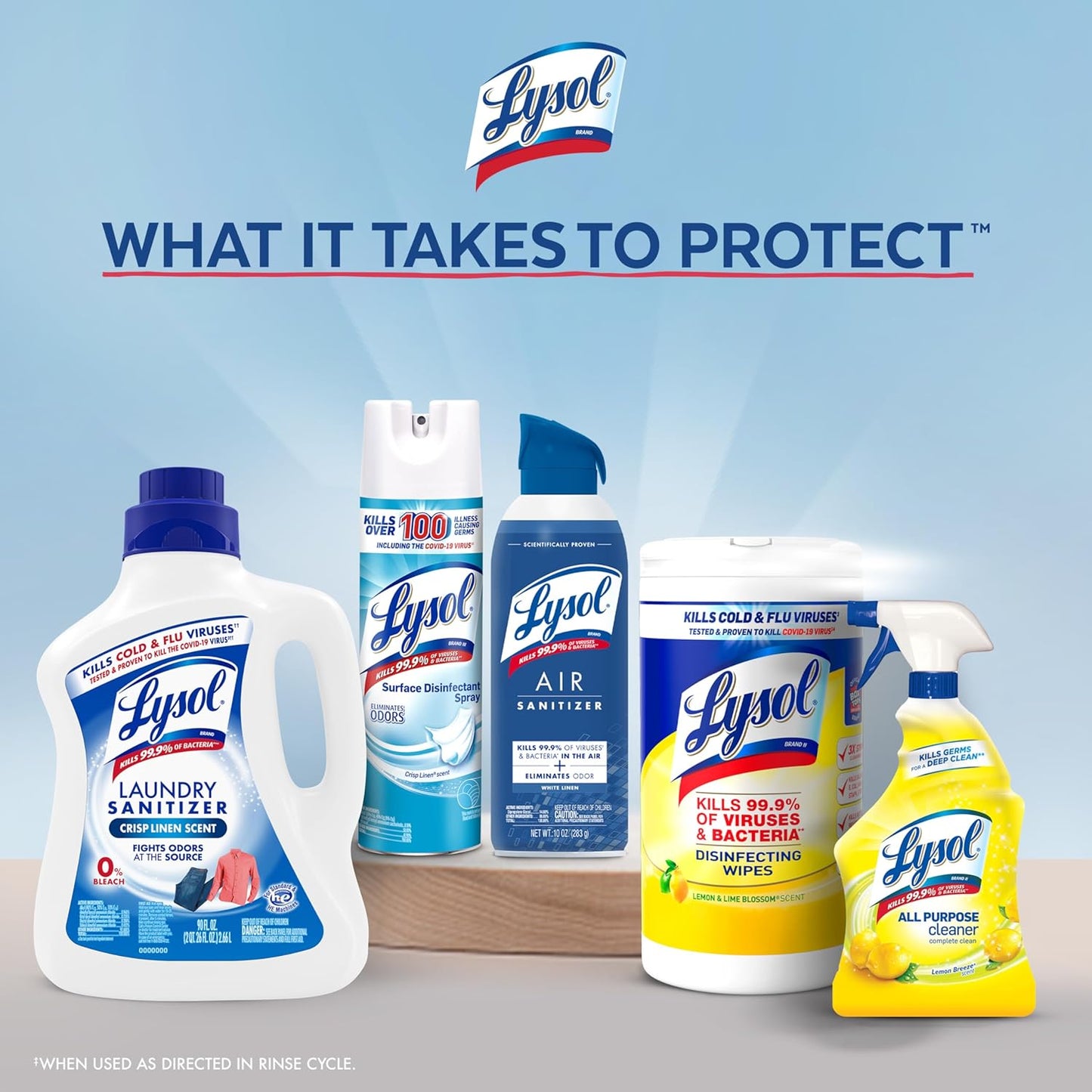 Lysol Disinfectant Laundry Sanitizer & Scent Booster, Laundry Detergent Additive, Color Safe Bleach Alternative, Laundry Odor Eliminator, Kills Bacteria & Viruses, Lavender Scent, 90 Fl Oz