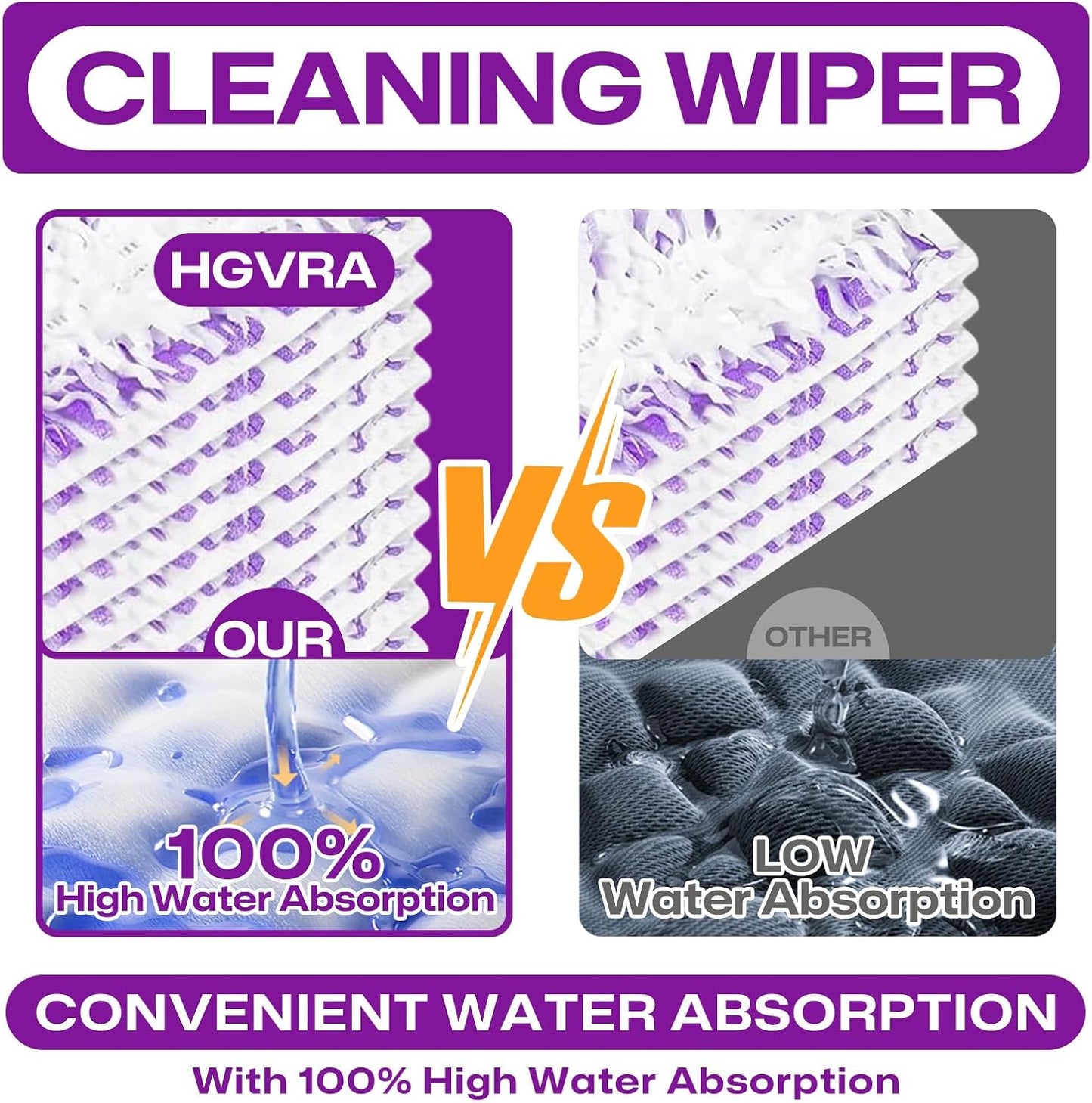 6 Pack Swiffer Power Mop Pads, Disposable Power Mop Refills Compatible with Swiffer Power Mop, Unscented Multi-Surface Replacement Mopping Refills Pads for Floor Surface Cleaning
