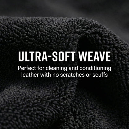 Bickmore 2-Pack Lint-Free Application Cloth for Leather Cleaner, Conditioner, and Polish | Scratch-Free Microfiber Towel for Smooth Application of Leather Care Products