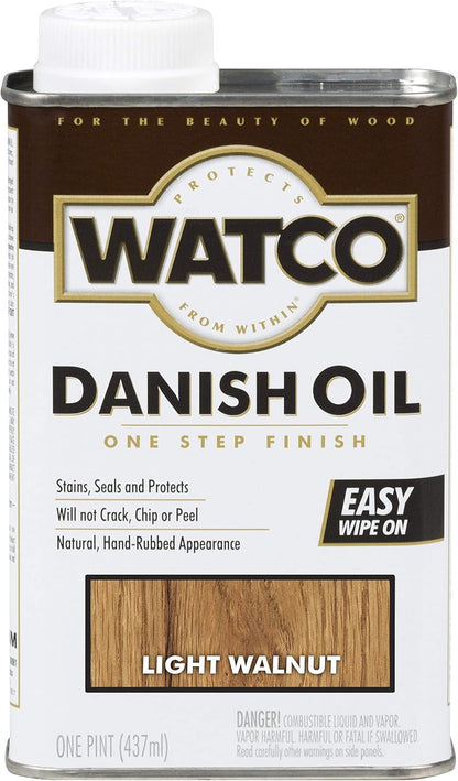 Watco Danish Oil Wood Finish Spray, 11.25 oz, Dark Walnut