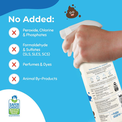 Miss Mouth's Messy Eater Stain Treater Spray - 4oz 2 Pack Stain Remover - Newborn & Baby Essentials - No Dry Cleaning Food, Grease, Coffee Off Laundry, Underwear, Fabric