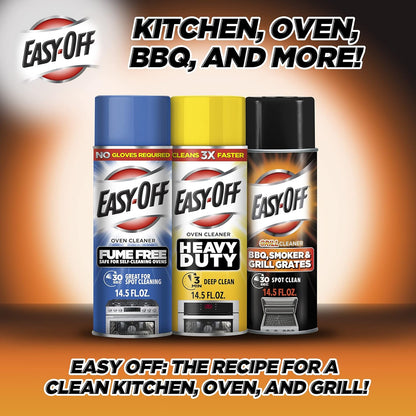 Easy Off 6233887981 14.5 oz Aerosol Can Easy-Off BBQ Grill Cleaner