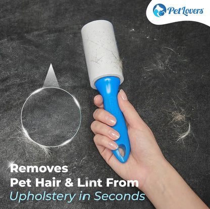 PetLovers Extra Sticky Lint Roller Mega Value Set 600 Sheets for Pet Hair Removal, Dog and Cat Lint Remover 6 Pack