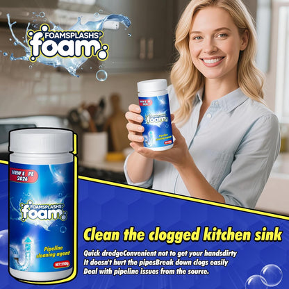 Drain Clog Remover, Wild Tornado Sink and Drain Cleaner, Pipe Dredging Agent, Sink & Toilet Clog Remover, Mild Formula Cleaning for Kitchen & Bathroom Cleaning (7.5 FL OZ (Pack of 1), Unscented)