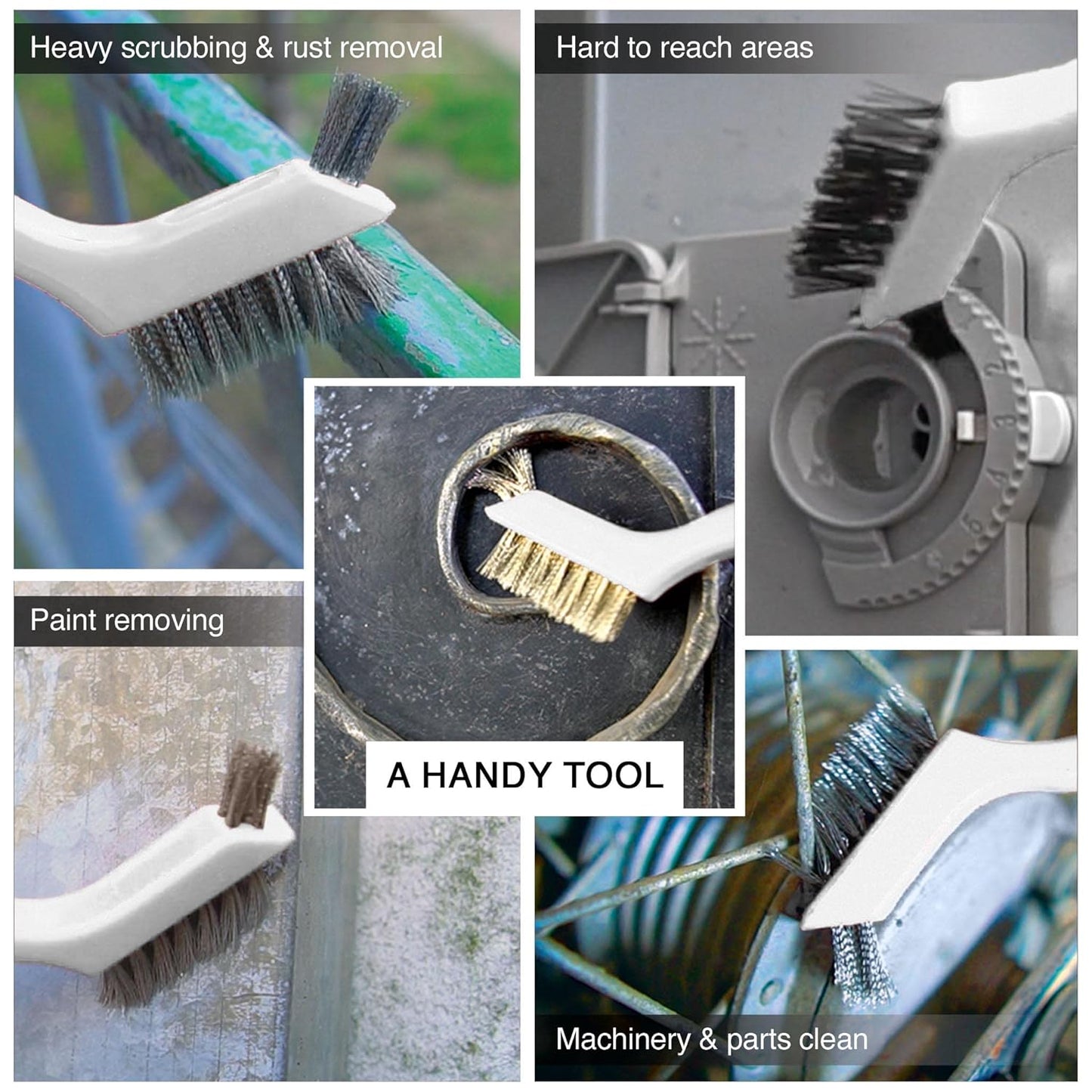 Wire Brush Steel Rust Removal