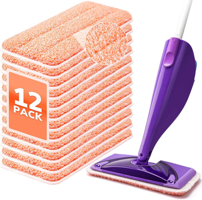 AIR U+ Disposable Mop Pad Refills for Swiffer Wet Jet Mops, Thickned and Absorbent Wet Pads Refill, 60 Count