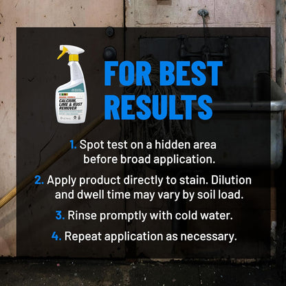CLR PRO Calcium, Lime & Rust Remover - Quickly Removes Calcium, Lime, Hard Water Deposits and Surface Rust Stains, 32 Ounce Spray (Pack of 2)
