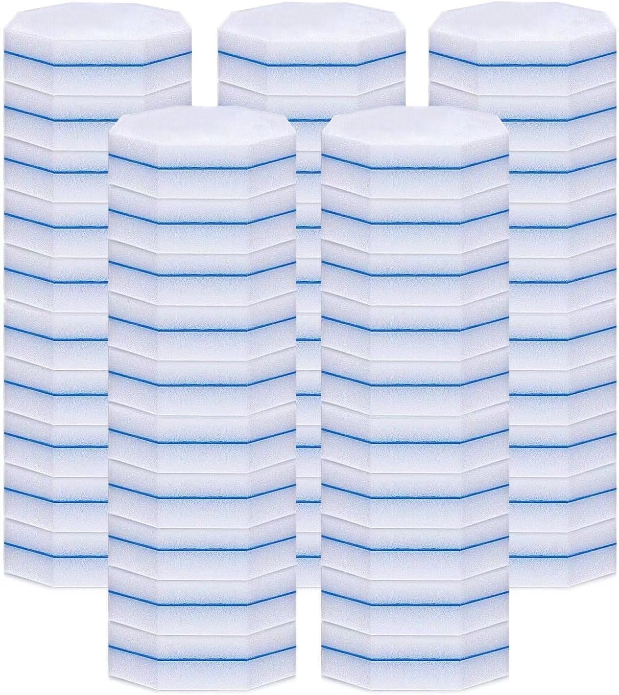 50 Count Toilet Brush Heads Compatible Most Wand Refills