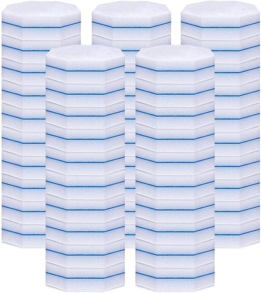 50 Count Toilet Brush Heads Compatible Most Wand Refills