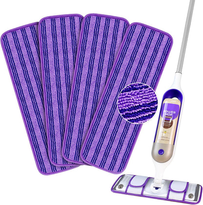 30 Pack Valuable Disposable Mopping Pad Refills Compatible with Swiffer PowerMop, Power Mop Refill Pads Replacements for Swiffer Power Mop Spray Mop Dry&Wet Pads Refills for Multi-Surface Floor Clean