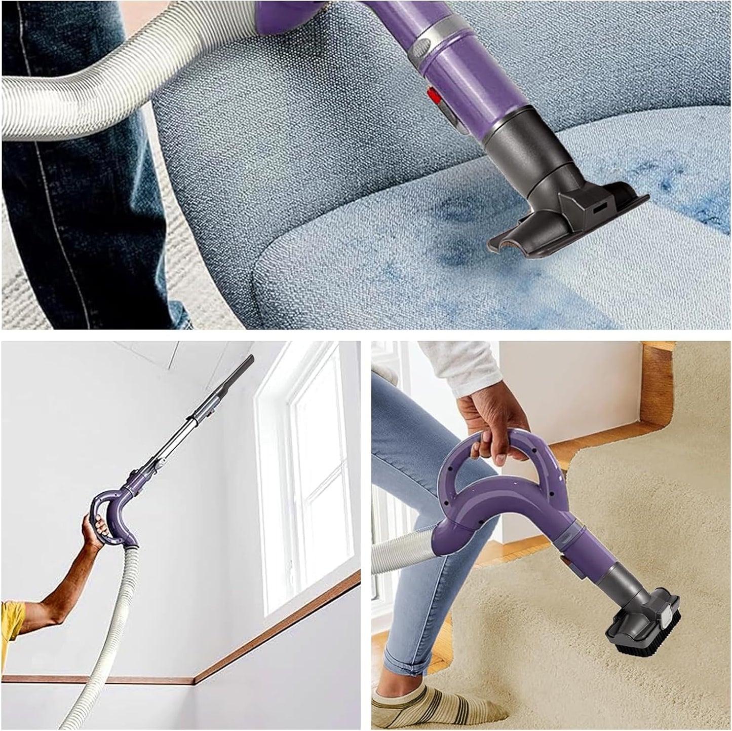 Upgraded Vacuum brush Attachment tool Compatible with Shark Navigator Lift-Away NV350 NV351 NV352 NV356E NV360 NV361 NV500 NV501 NV502 Series 2-in-1 Gap Tool Brush Removable Brush Replacement Parts