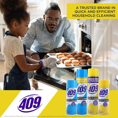 409 Fume Free Oven Cleaner 19oz Aerosol, Fresh Scent, Cuts Through Grease & Grime on Contact, A Powerful Clean You Can Trust, Fresh Scent, 19 Oz | Grill Cleaner, Stove Top Cleaner