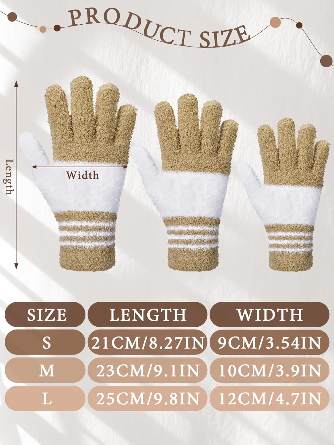 Patelai 3 Pairs Microfiber Plant Dusting Gloves Leaf Cleaning Gloves for Indoor Plants, Blinds, Furniture, House (Green Yellow,Blue,Pink,Medium)