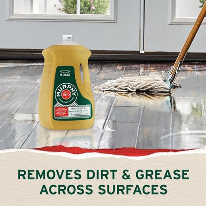 Murphy Oil Soap Concentrated Formula, Wood Cleaner, No-Rinse Floor Cleaner, Citronella Oil Scent, 32 fl oz Bottle (3 Pack)