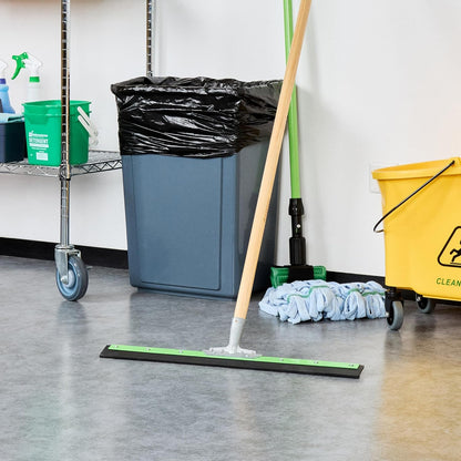 Restaurantware-SQUEEGEE ONLY: Clean Tek Professional 29.92 Inch Floor Squeegee, 1 Broom With Double Rubber Blade - Handle Sold Separately, Heavy-Duty, Steel Wiper For Concrete Floor