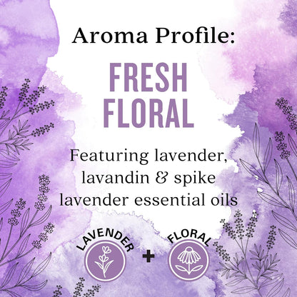 Aura Cacia Fresh Floral Room Spray 8 Fl. oz. - Light Aroma, No Synthetic Fragrances