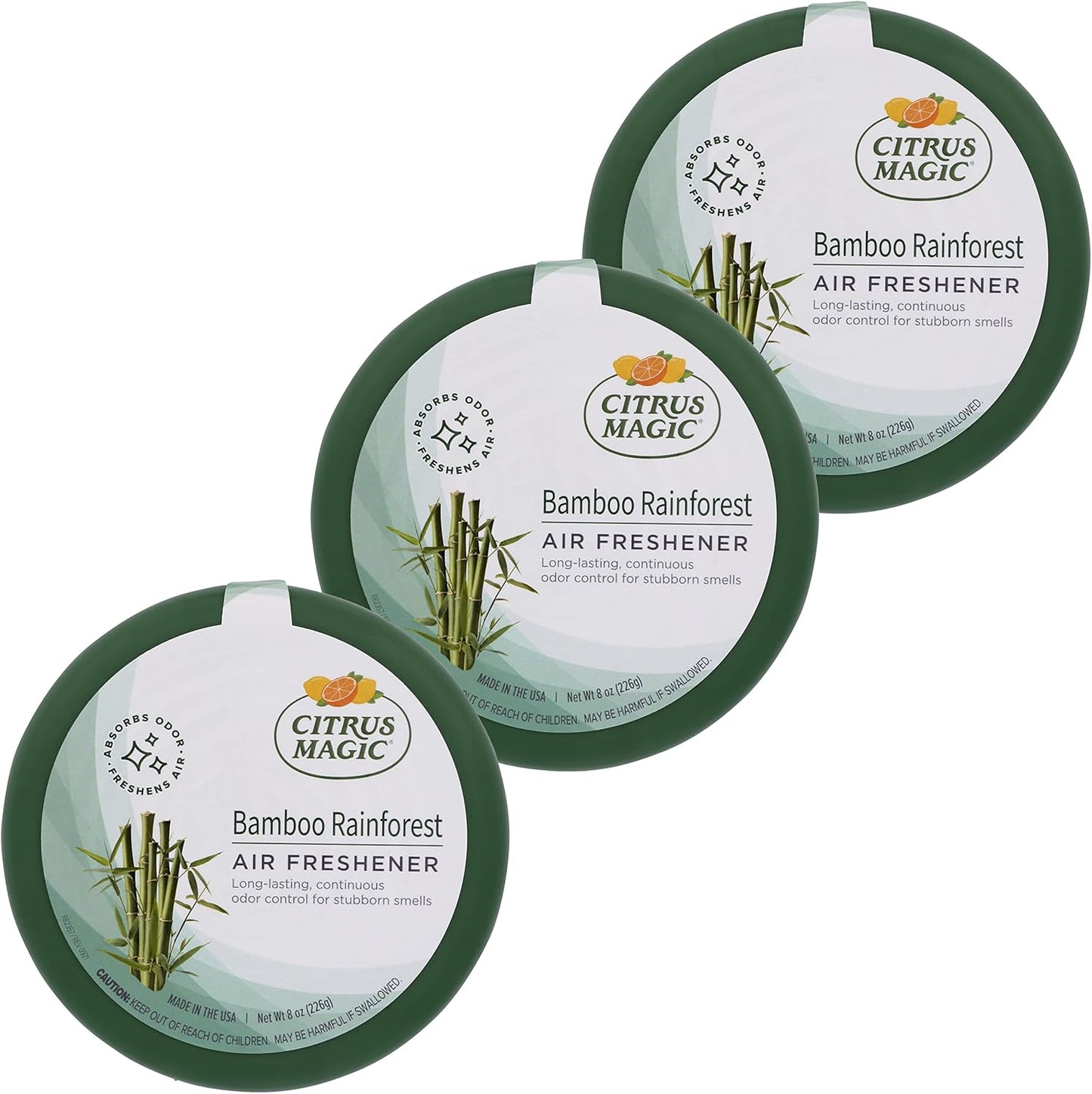 Citrus Magic Odor Absorbing Solid Air Freshener, Fresh Citrus, 8-Ounce, Pack of 1