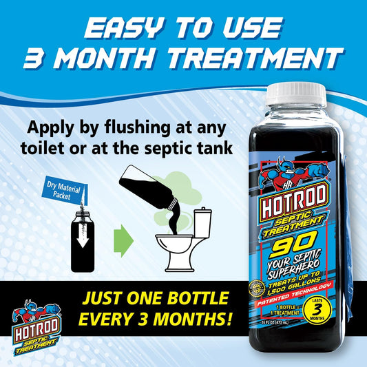 Septic Tank Treatment. Three Month Supply Extends Septic System Life & Prevents Costly Repairs. Industrial Grade.